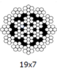 NON ROTATING 19x7